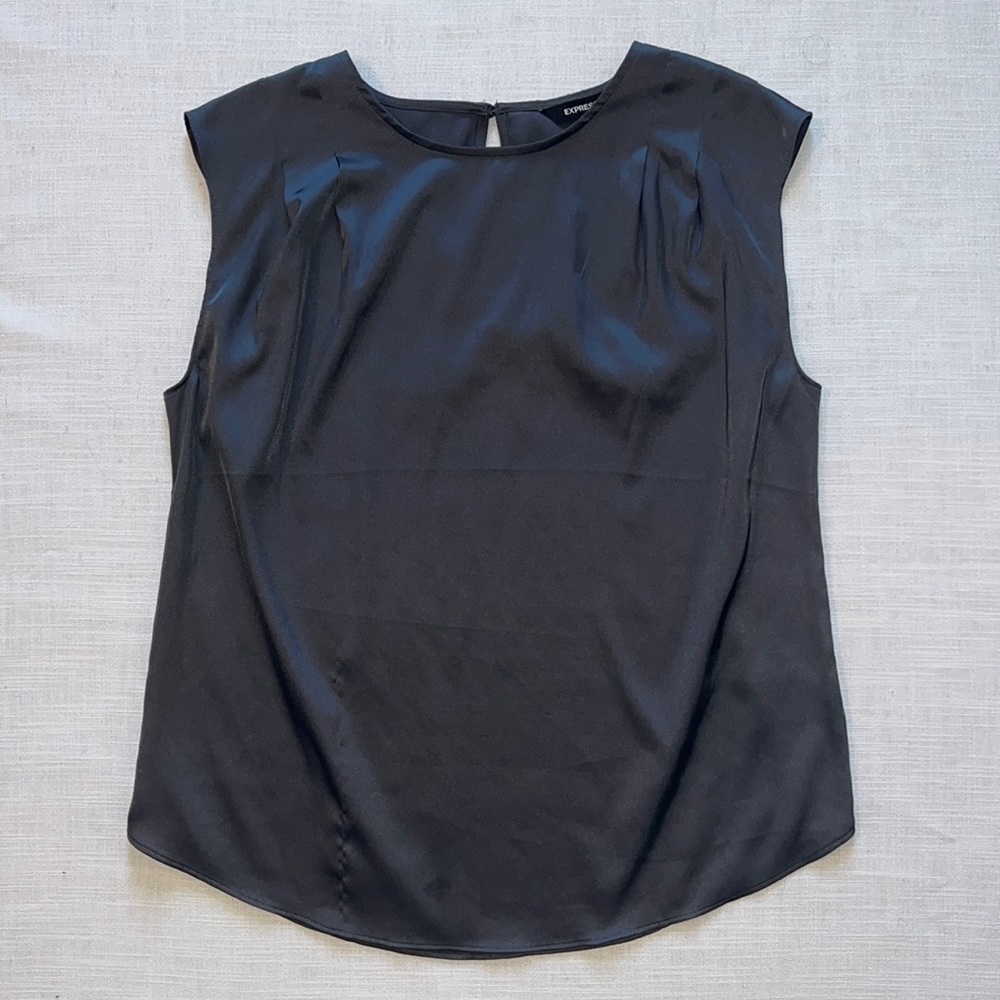 Express Satin Sleeveless Blouse